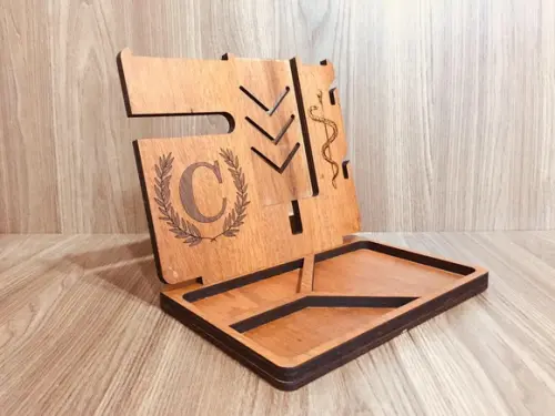 Suporte Organizador De Mesa Celular Acessórios Personalizado
