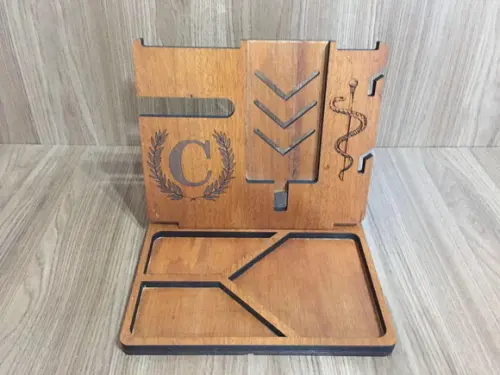 Suporte Organizador De Mesa Celular Acessórios Personalizado