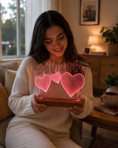 Luminária Led Amor