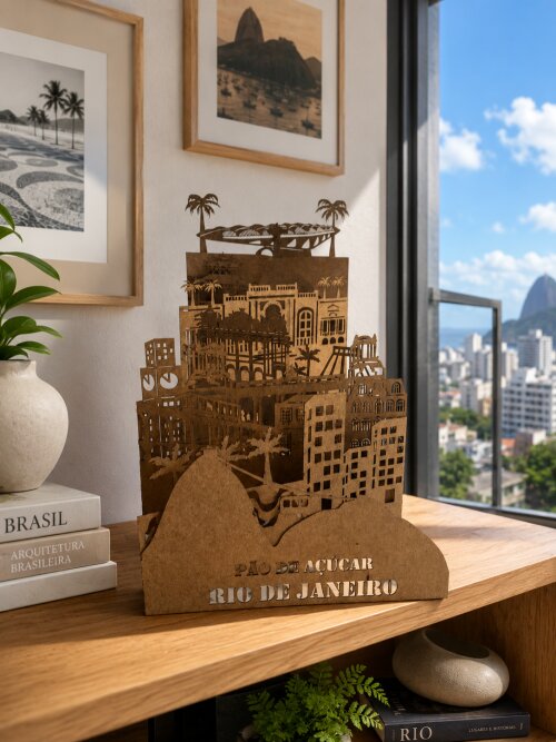 Cartão Postal 3D Pocket-Cities – Uma lembrança que ganha vida! RIO DE JANEIRO