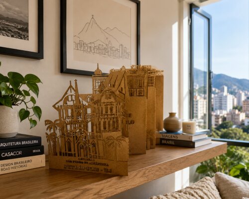 Cartão Postal 3D Pocket-Cities – Uma lembrança que ganha vida! PETRÓPOLIS
