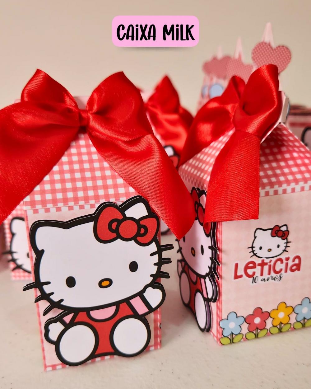 ARQUIVO DE CORTE KIT DE FESTA HELLO KITTY VERMELHA