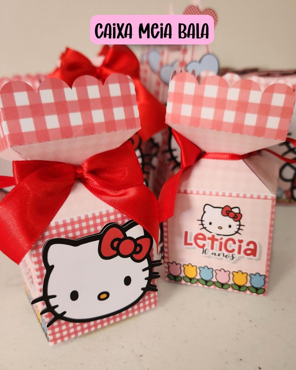 ARQUIVO DE CORTE KIT DE FESTA HELLO KITTY VERMELHA