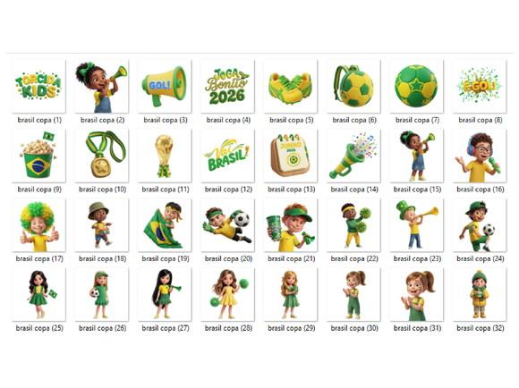Kit Digital PNG - Copa do Mundo 05