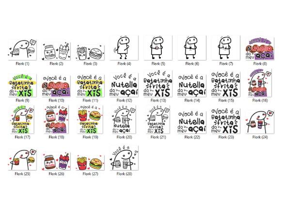 Kit Digital PNG - Bento Flork Dia dos Namorados 06