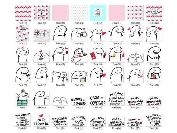 Kit Digital PNG - Bento Flork Dia dos Namorados 01