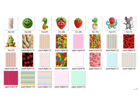 Kit Digital PNG - Docinhos Fini 04