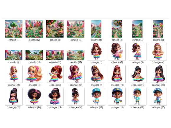 Kit Digital PNG - Docinhos Fini 03