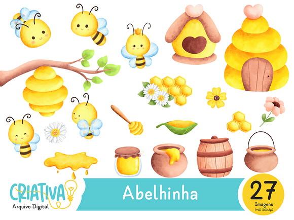 Kit Digital PNG - Abelhinha