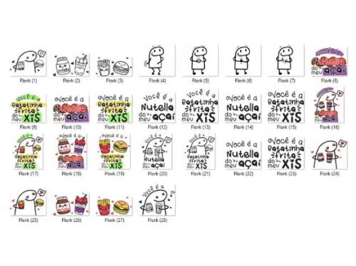 Kit Digital PNG - Bento Flork Dia dos Namorados 06