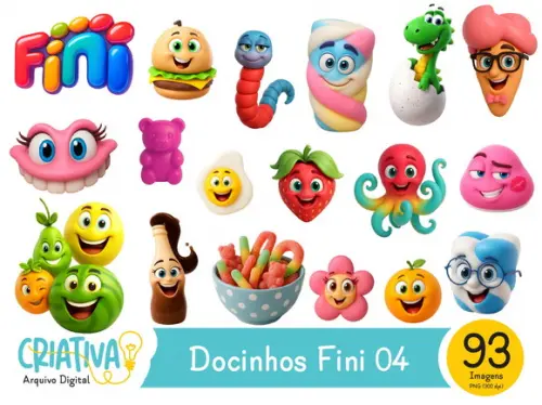 Kit Digital PNG - Docinhos Fini 04