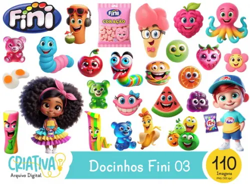 Kit Digital PNG - Docinhos Fini 03