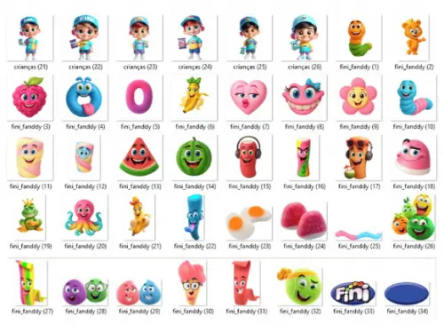 Kit Digital PNG - Docinhos Fini 03
