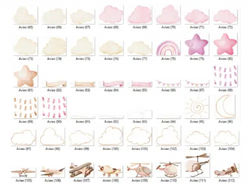 Kit Digital PNG - Transportes Aquarela 05