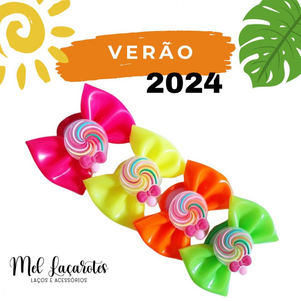 Laço para praia e piscina / aplique pirulito