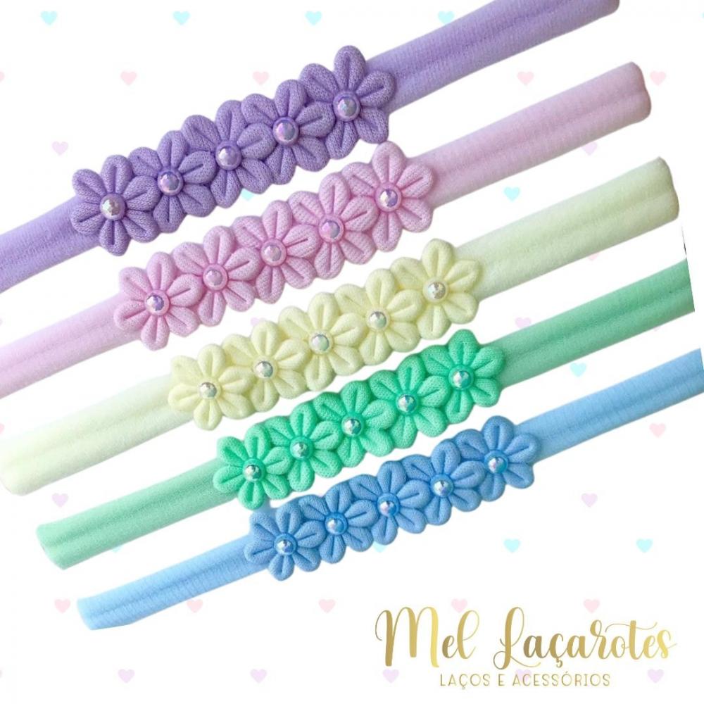 Kit com 5 faixinhas de bebê na faixinha