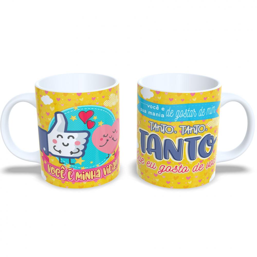 Caneca Porcelana 325ml Especial Dia dos Namorados 💝