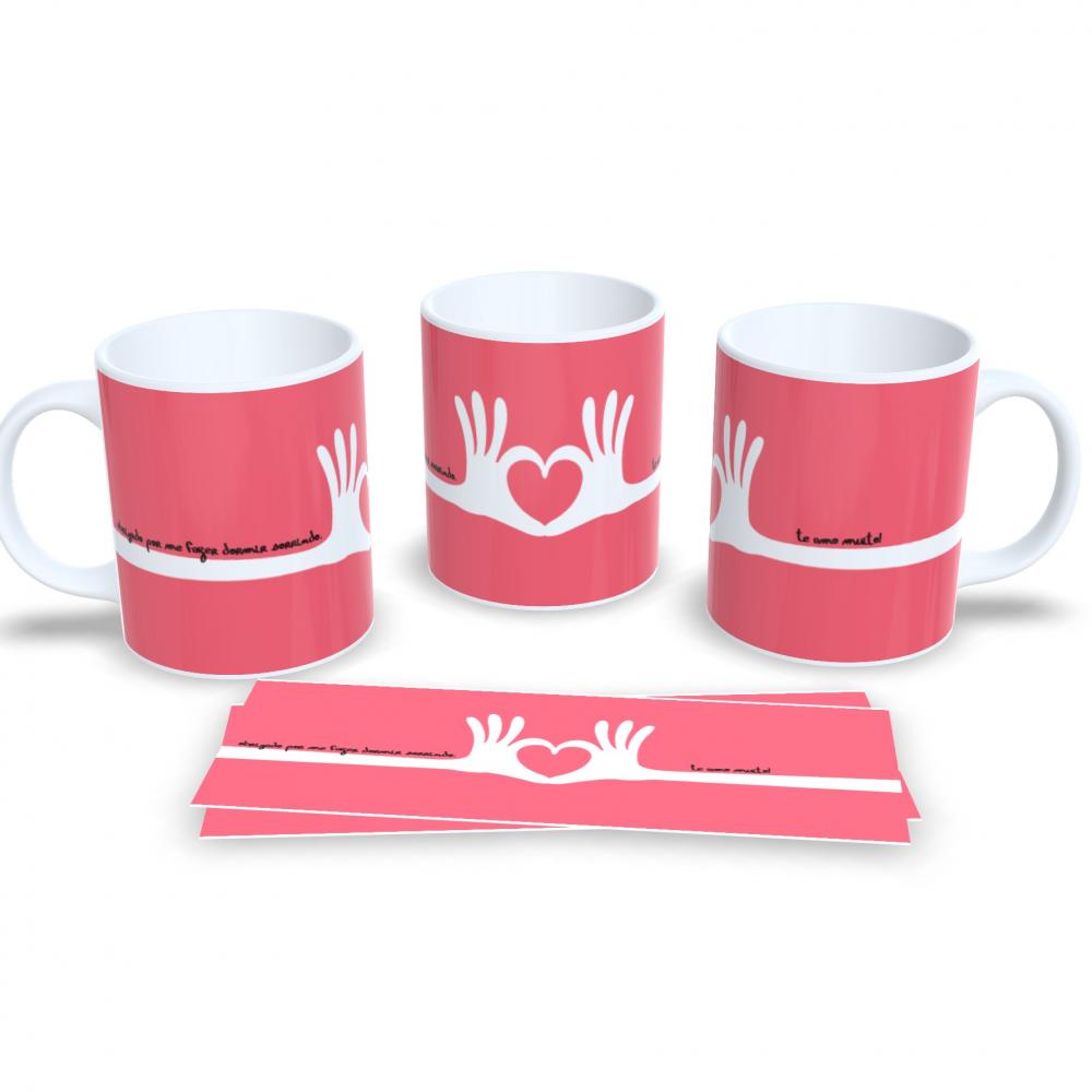 Caneca Namorados: Café, Cafuné e 325ml de Afeto ✨