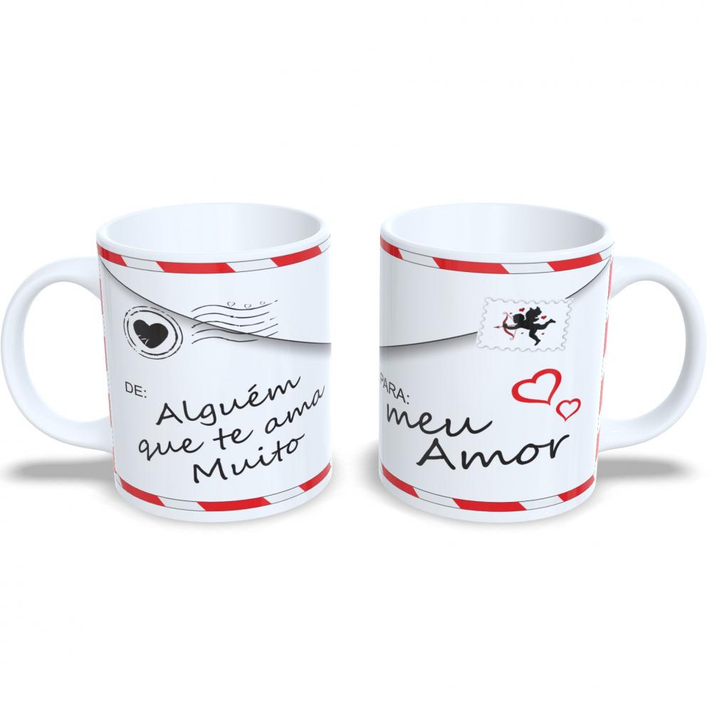 Caneca 325ml Personalizada: Amor Dose Diária 🍯