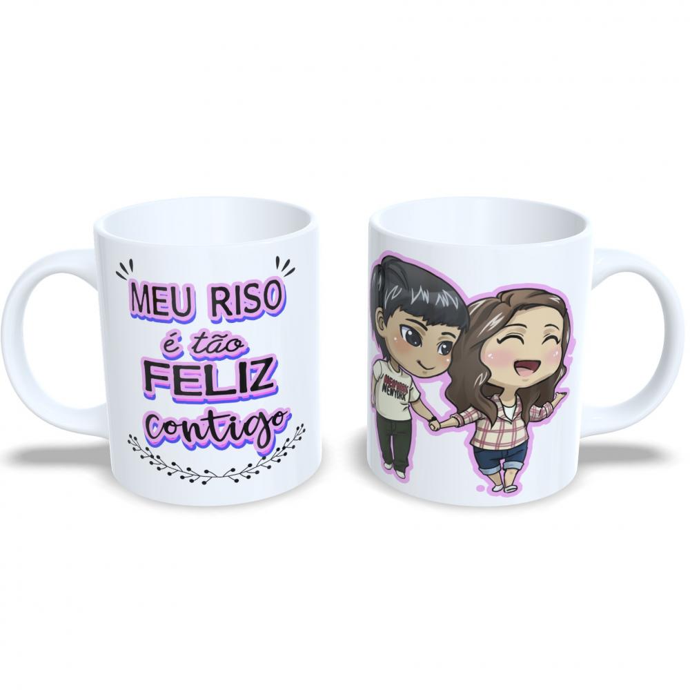 Caneca 325ml Namorados: Seu Amor em Cada Gole ☕