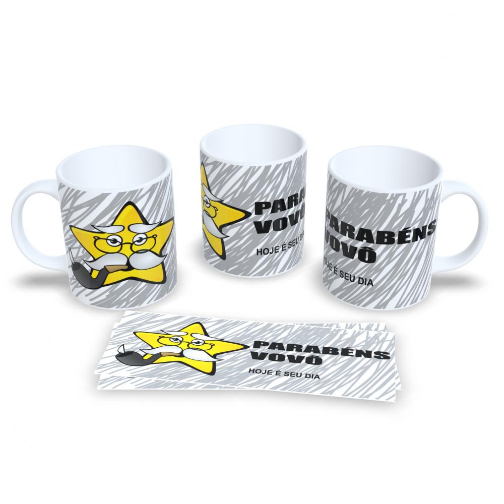 Caneca de Porcelana a Oficial do Vovó e Vovô Coruja