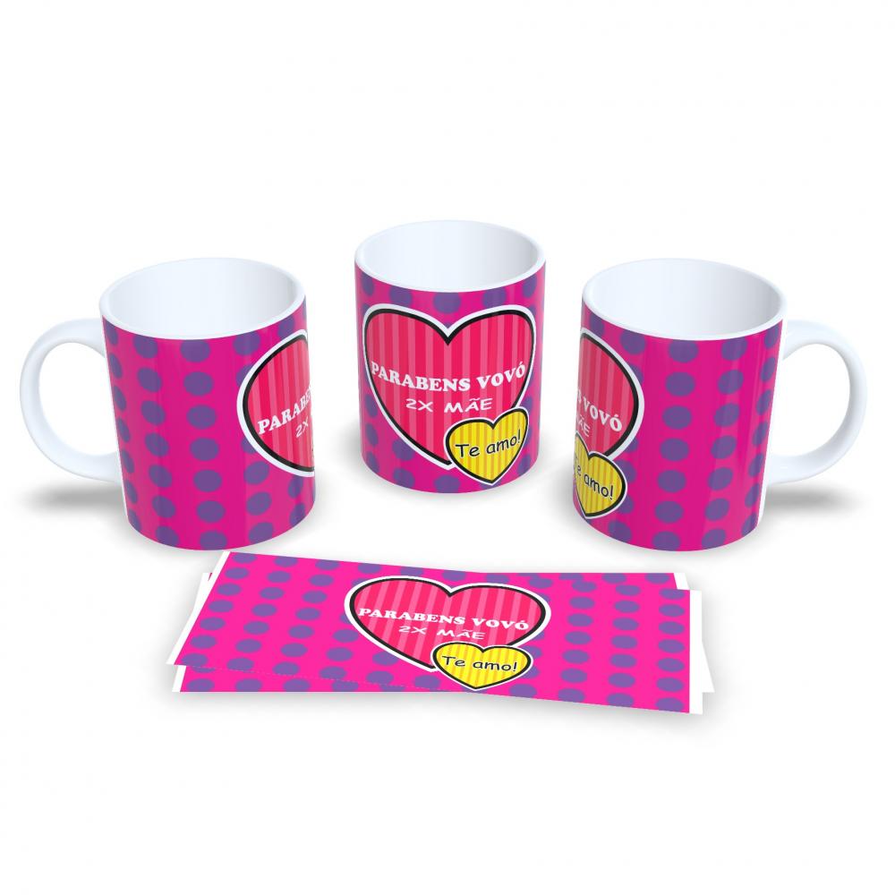 Caneca de Porcelana a Oficial do Vovó e Vovô Coruja