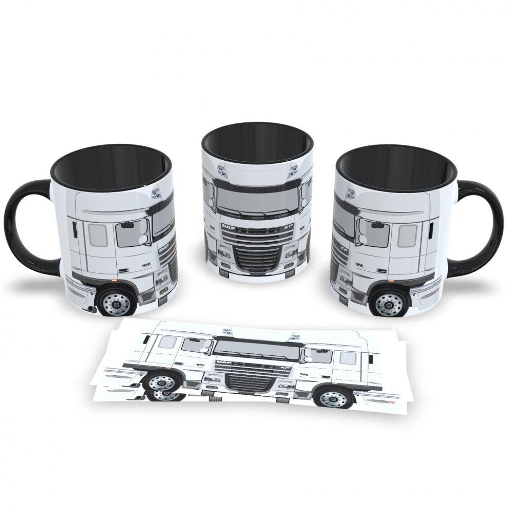 Caneca Rei da Estrada Coleção Caminhões 325ml Preta