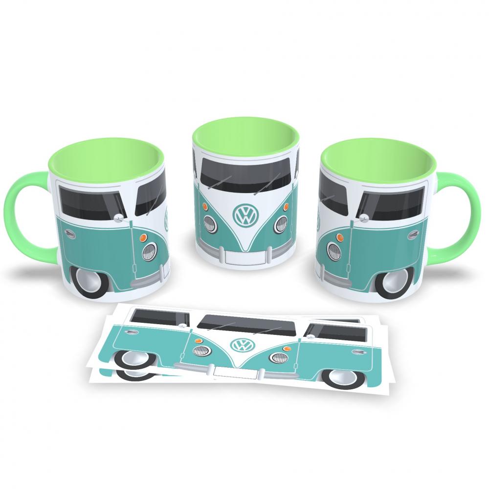 Caneca Verde Kombi Vintage 325ml Relíquia na Mesa