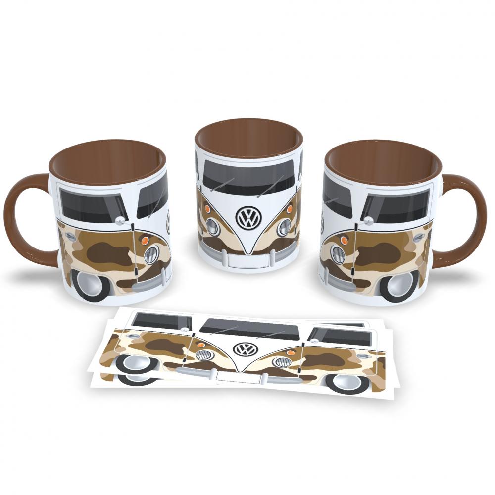 Caneca Marrom Kombi Vintage 325ml Relíquia e Nostalgia na Mesa