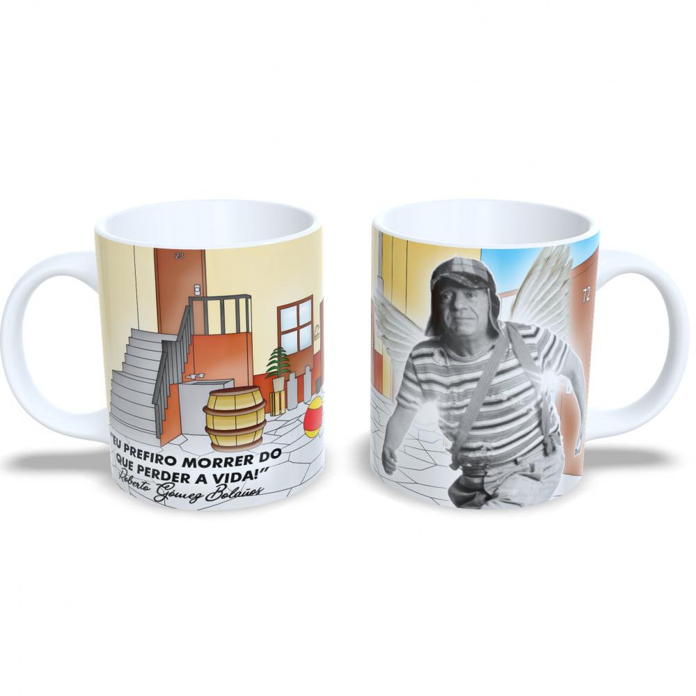 Caneca de Porcelana Chaves 325ml Nostalgia Pura