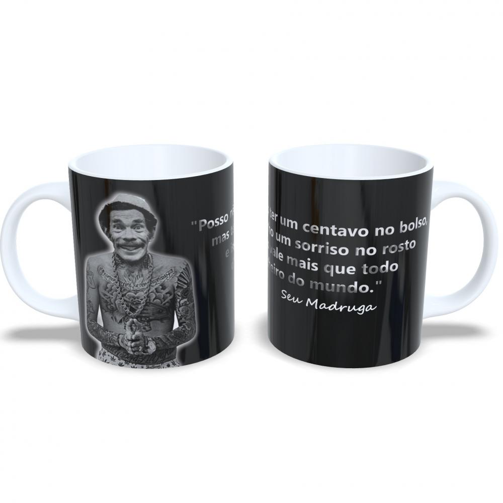 Caneca de Cerâmica Personalizada Seu Madruga Presente Criativo p