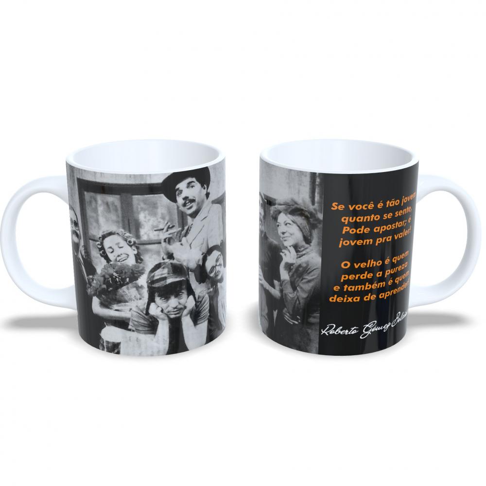Caneca de Porcelana 325ml Turma do Chaves