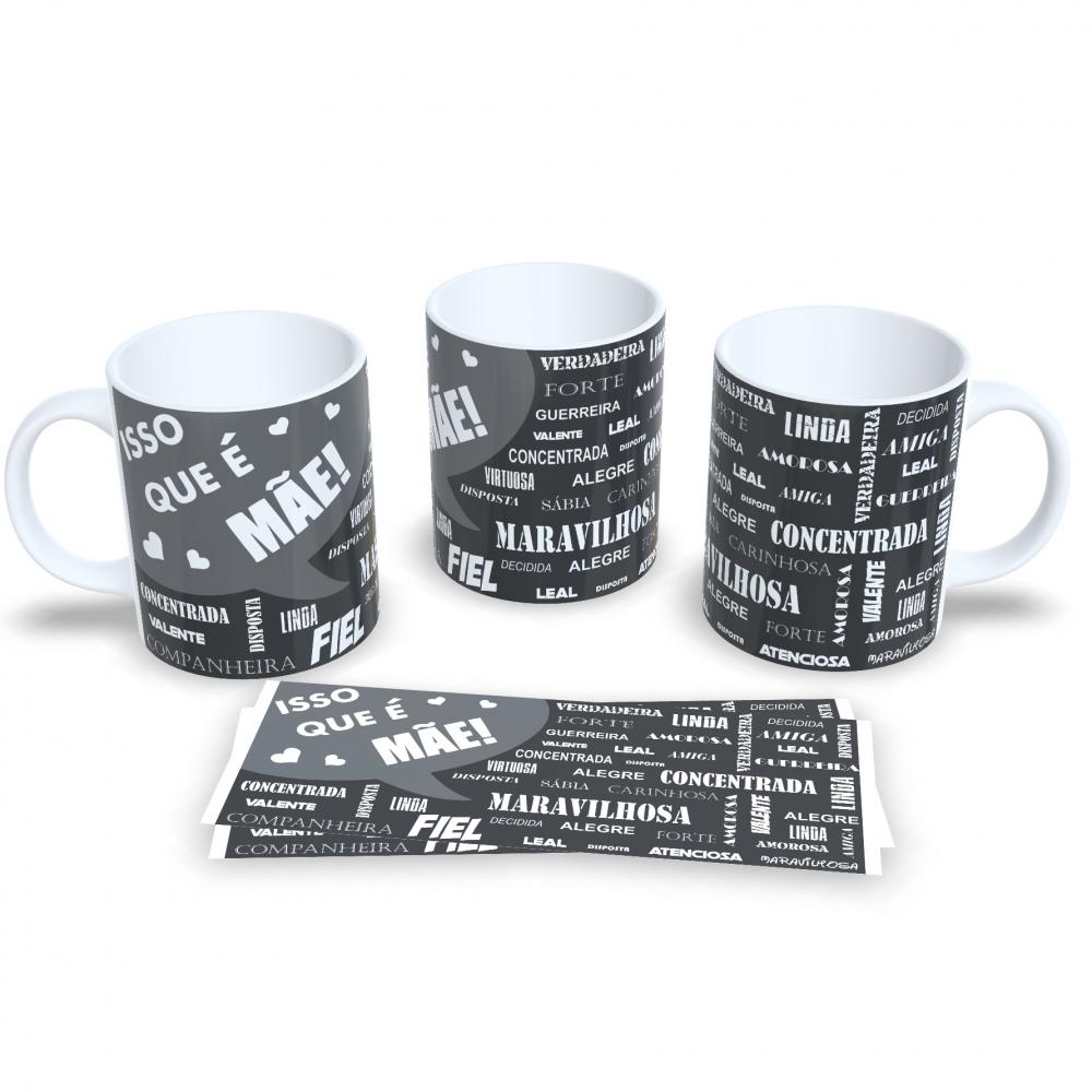 Caneca Dia das Mães Exemplo de amor e coragem