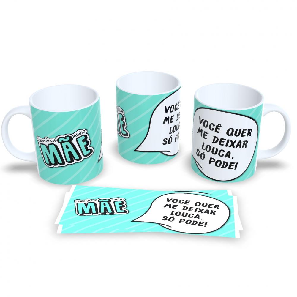 Caneca Dia das Mães Exemplo de amor e coragem
