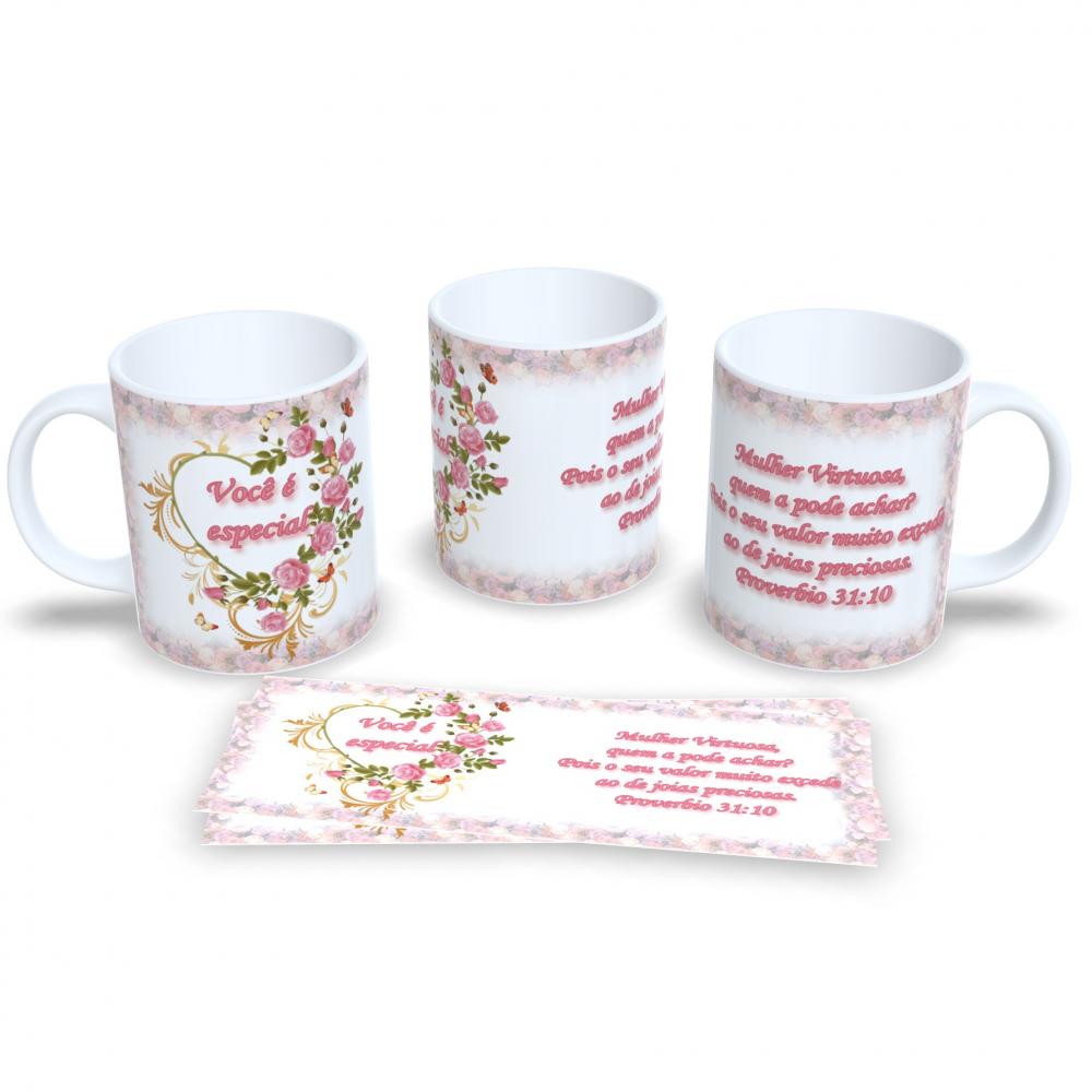 Caneca Dia Das Mães De Porcelana Café Presente Dia Mães