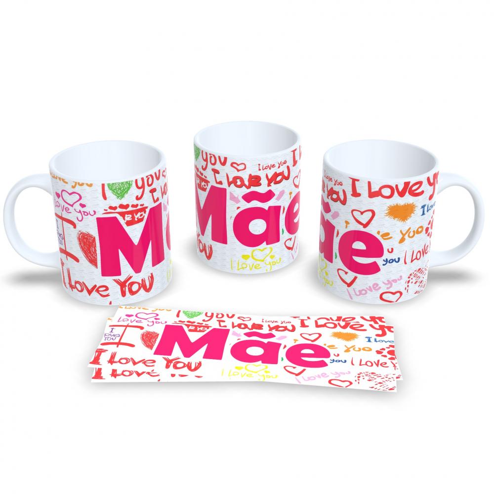 Caneca Dia Das Mães De Porcelana Café Presente Dia Mães