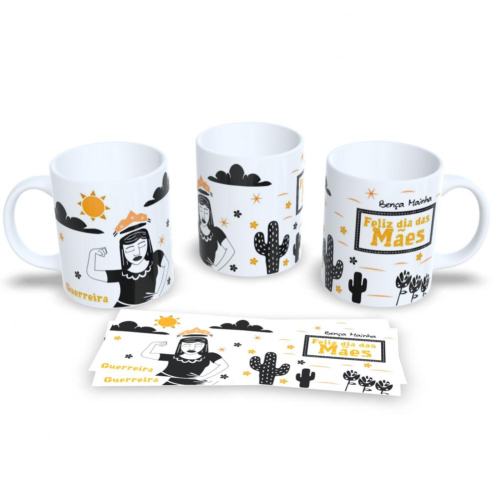 Caneca Dia Das Mães De Porcelana Café Presente Dia Mães