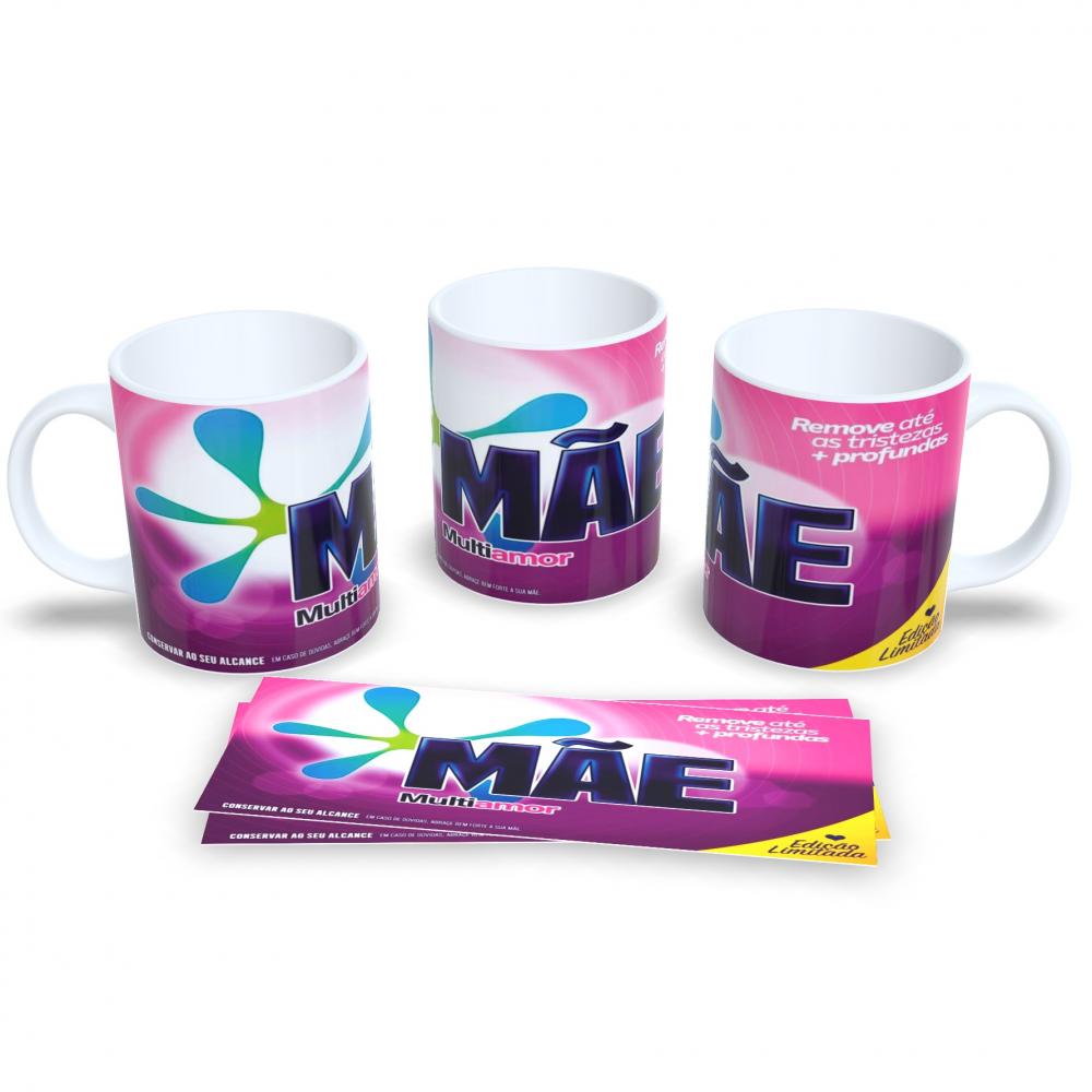 Caneca Dia Das Mães De Porcelana Café Presente Dia Mães