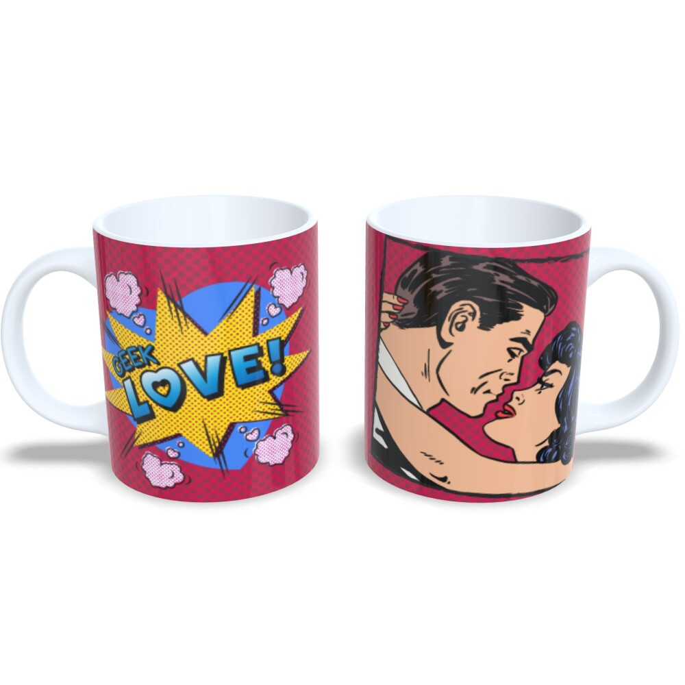 Caneca Dia Dos Namorados Presente Romântico Te Amo Muito