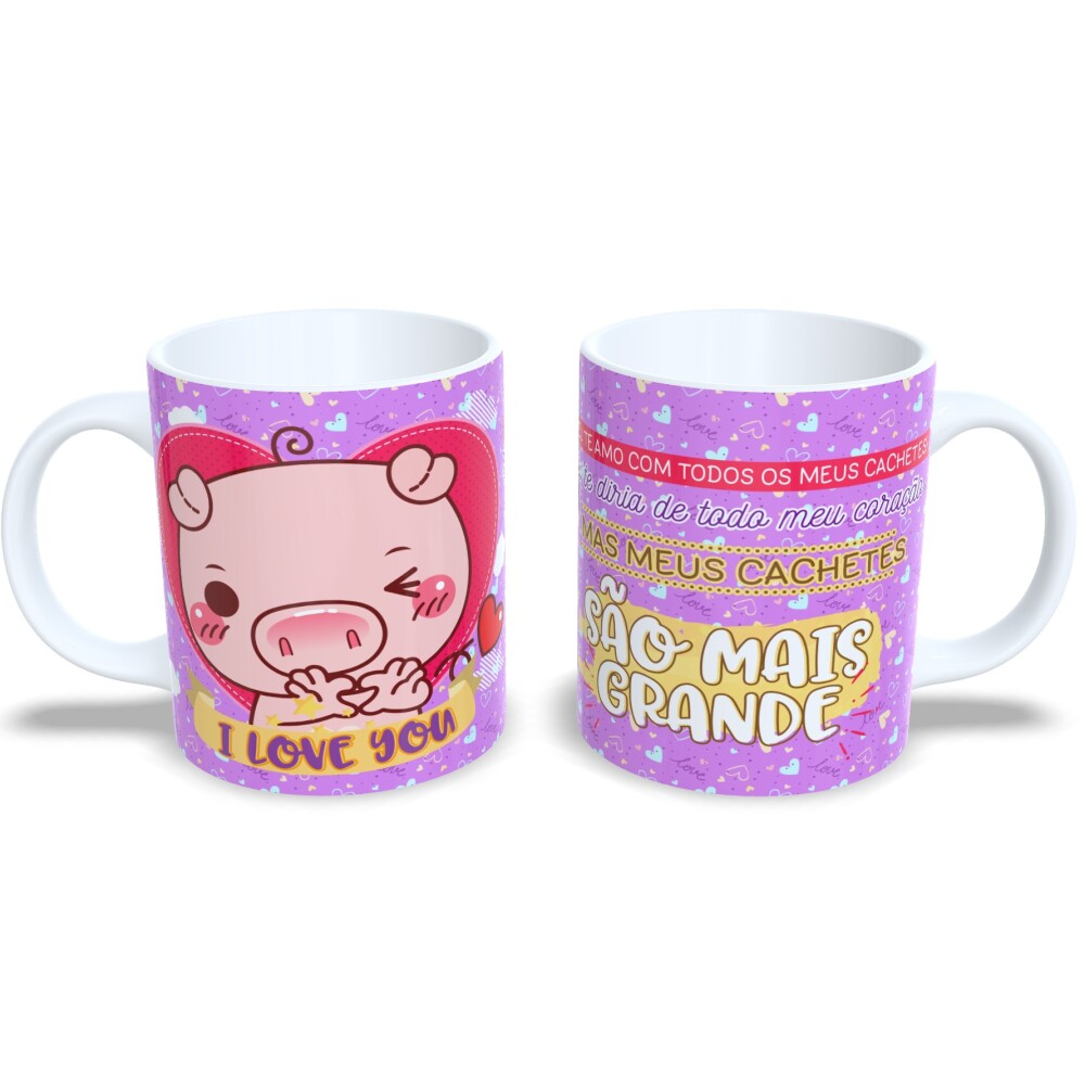 Caneca Criativa Te Amo Do Tamanho Do Universo Namorados