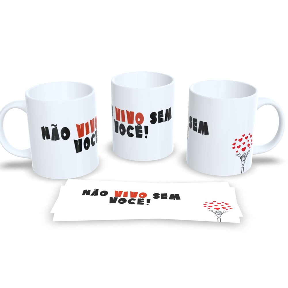 Caneca Dia Dos Namorados Presente Romântico