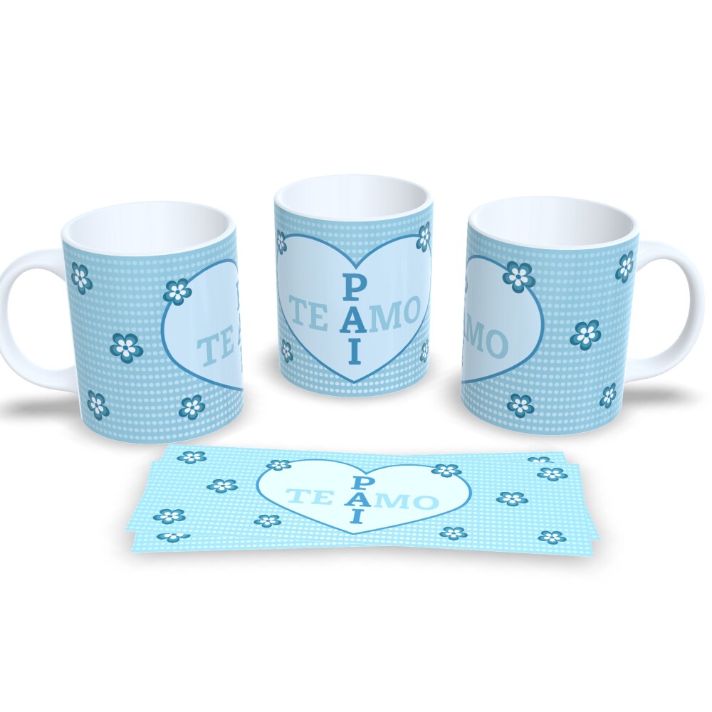 Caneca Dia Dos Pais Presente Pai Criativo Porcelana 325ml