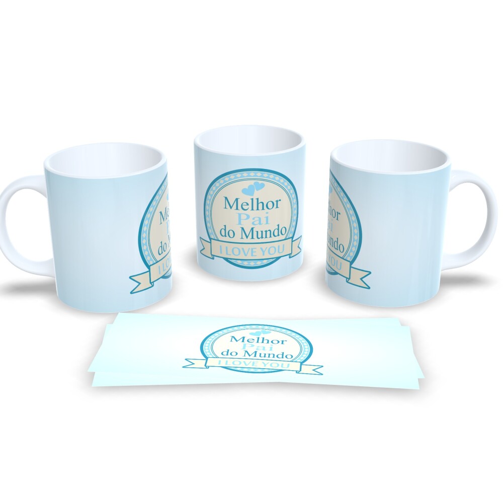Caneca Lembrança Dia Dos Pais Amor De Pai Xícara 325ml