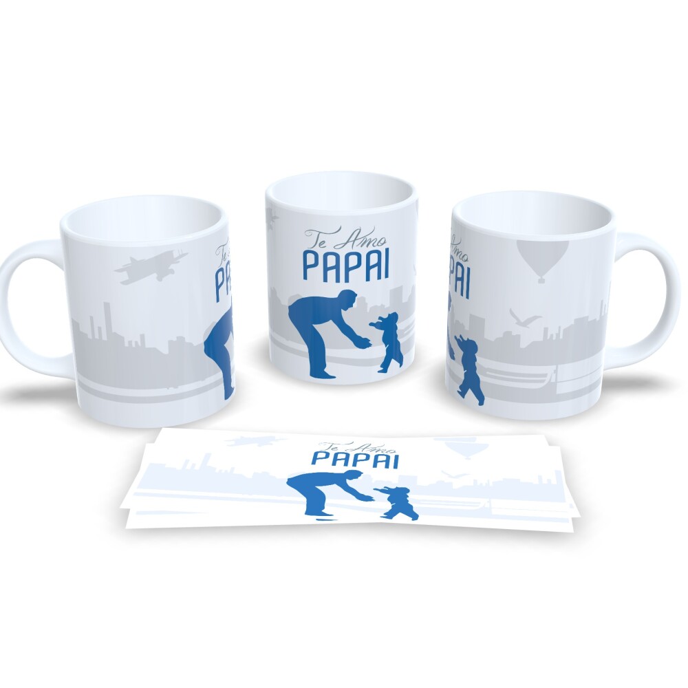Caneca Lembrança Dia Dos Pais Amor De Pai Xícara 325ml