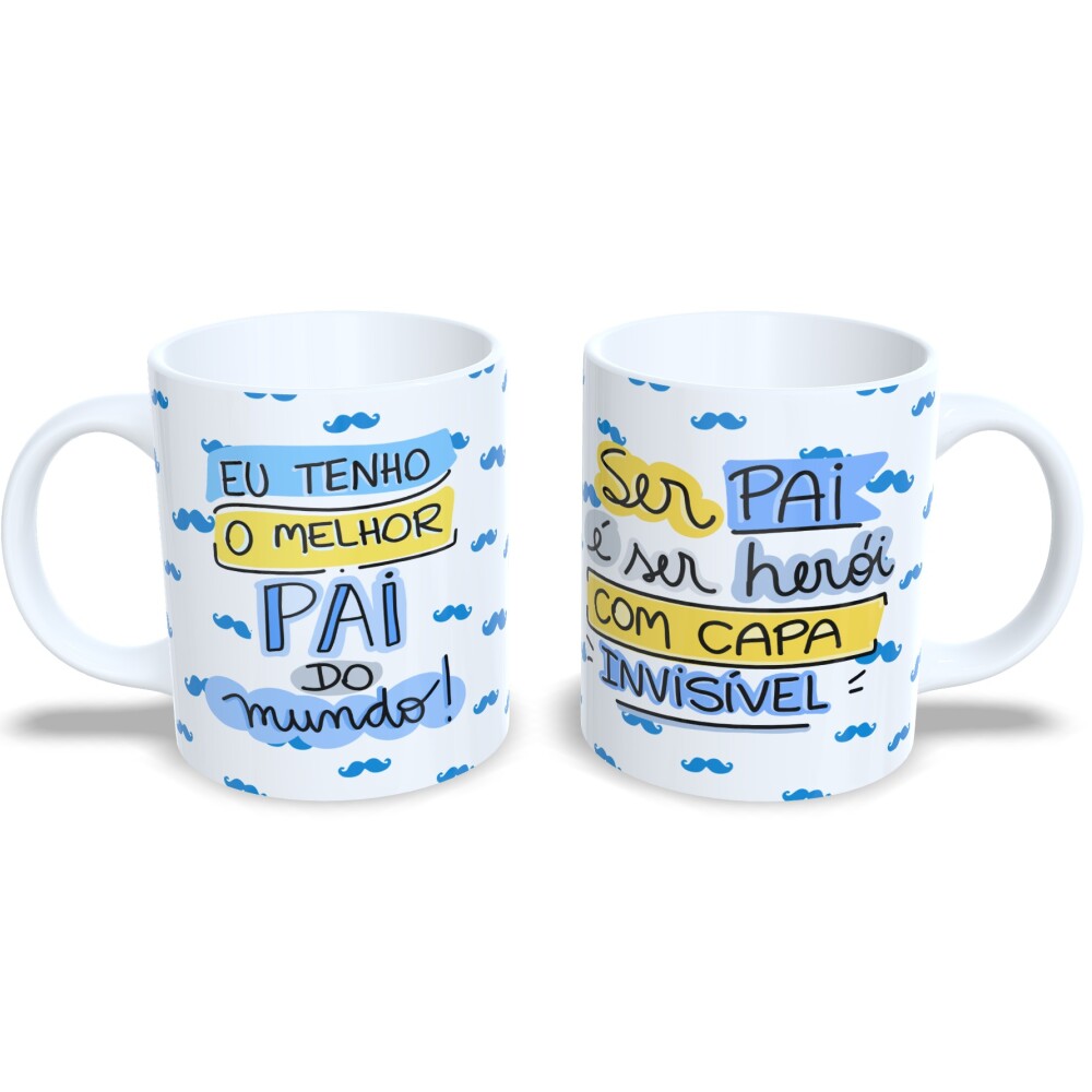 Caneca Presente Dia Dos Pais Eu Amo Meu Pai