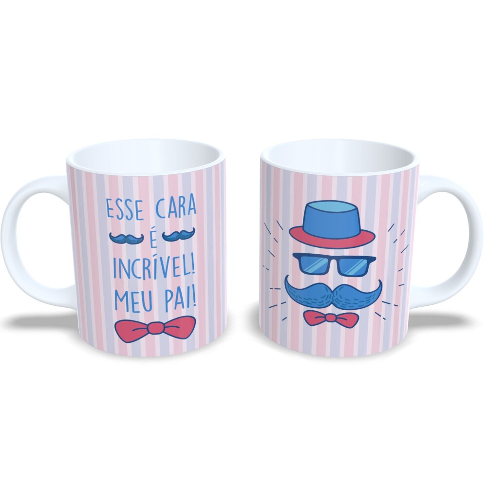 Caneca Presente Dia Dos Pais Eu Amo Meu Pai