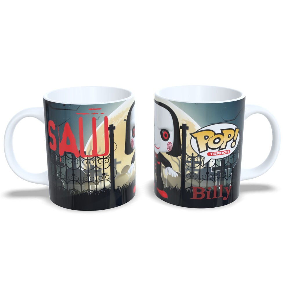 Caneca Personagem Geek Funko Pop Halloween Série Fofa 325ml Bill