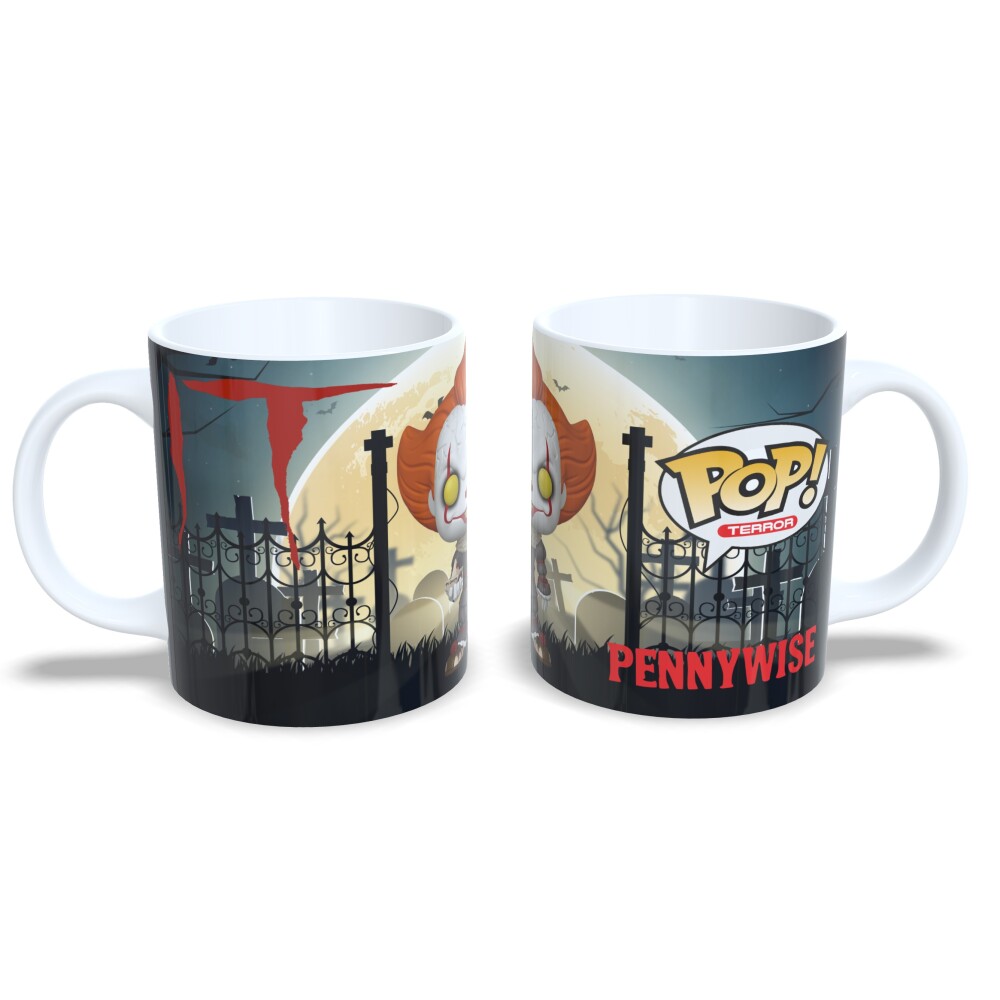Caneca Personagem Geek Funko Pop Halloween Série Fofa 325ml Penn