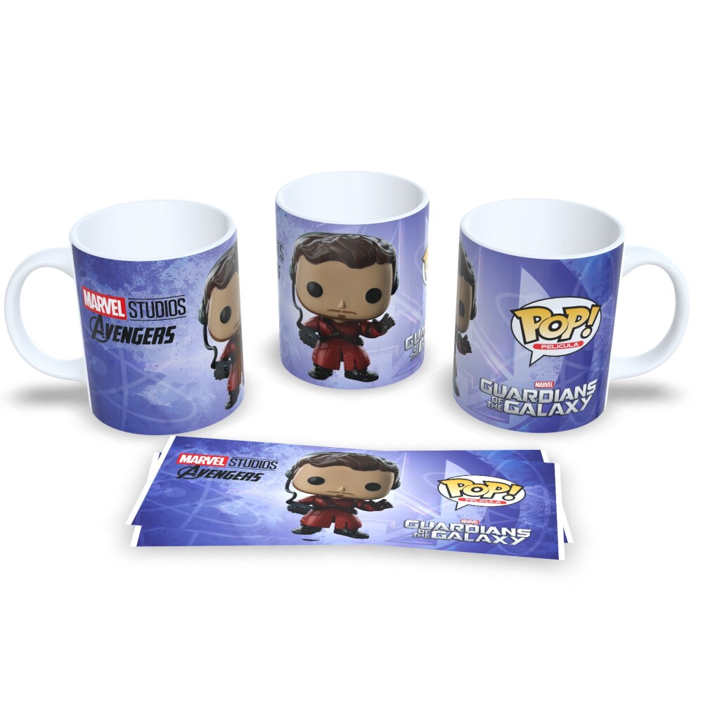 Caneca Estilo Funko Pop Guardians - Presente Criativo Geek