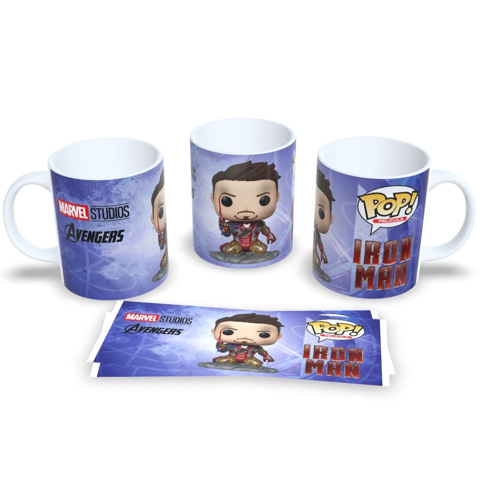 Caneca Estilo Funko Pop Ronman - Presente Criativo Geek